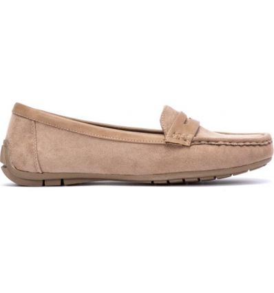 KHAKI MOKASYNY DAMSKIE FECILY