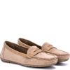 KHAKI MOKASYNY DAMSKIE FECILY