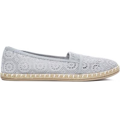 SZARE ESPADRYLE DAMSKIE ERCILIA