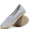 SZARE ESPADRYLE DAMSKIE ERCILIA