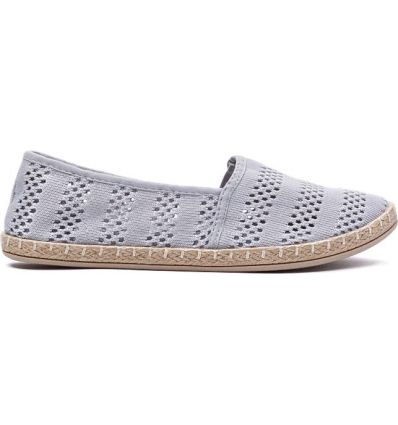 JASNOSZARE ESPADRYLE DAMSKIE OBIOMA