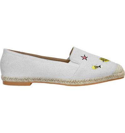 Białe espadryle damskie Light