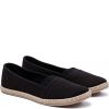 CZARNE ESPADRYLE DAMSKIE SAAGA