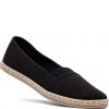 CZARNE ESPADRYLE DAMSKIE SAAGA