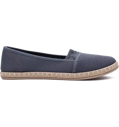 CIEMNOSZARE ESPADRYLE DAMSKIE SAAGA