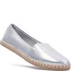 SREBRNE ESPADRYLE DAMSKIE OFANIA