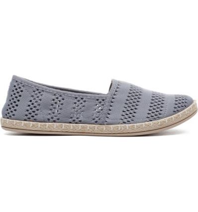 CIEMNOSZARE ESPADRYLE DAMSKIE OBIOMA