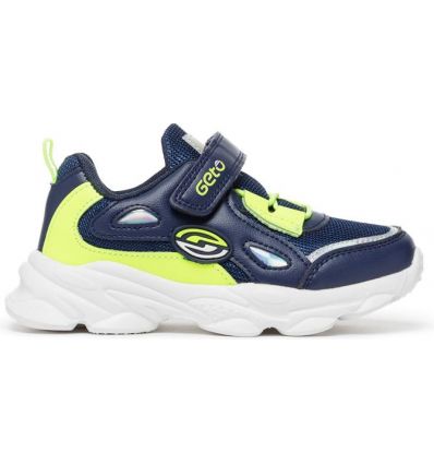 GRANATOWO-ZIELONE BUTY SPORTOWE DZIECIĘCE LEGACI
