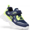 GRANATOWO-ZIELONE BUTY SPORTOWE DZIECIĘCE LEGACI