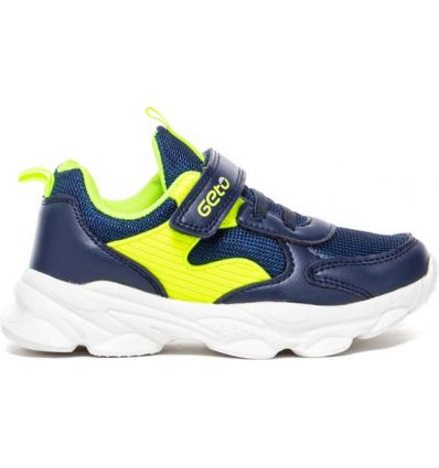 GRANATOWO-ZIELONE BUTY SPORTOWE DZIECIĘCE PADDY