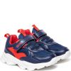 GRANATOWO-CZERWONE BUTY SPORTOWE DZIECIĘCE PADDY