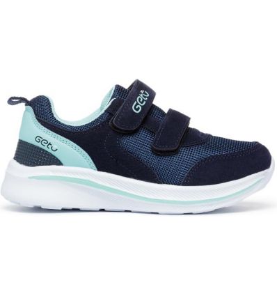 GRANATOWO-BŁĘKITNE BUTY SPORTOWE DZIECIĘCE PIRRA