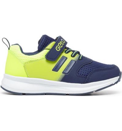 ZIELONO-GRANATOWE BUTY SPORTOWE DZIECIĘCE LEANO