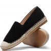 CZARNE ESPADRYLE DAMSKIE BRAELYN