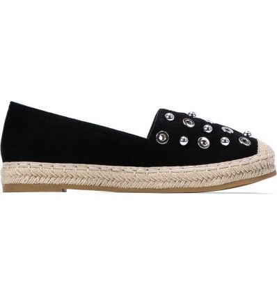 Czarne espadryle damskie Charlize