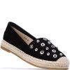 Czarne espadryle damskie Charlize