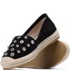 Czarne espadryle damskie Charlize