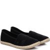 Czarne espadryle damskie Dores