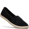 Czarne espadryle damskie Dores