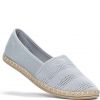 Szare espadryle damskie Dores