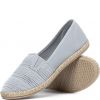 Szare espadryle damskie Dores