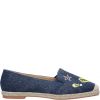 Ciemnoniebieskie espadryle damskie Light