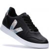 CZARNO-SREBRNE SPORTOWE BUTY MŁODZIEŻOWE SASKIA
